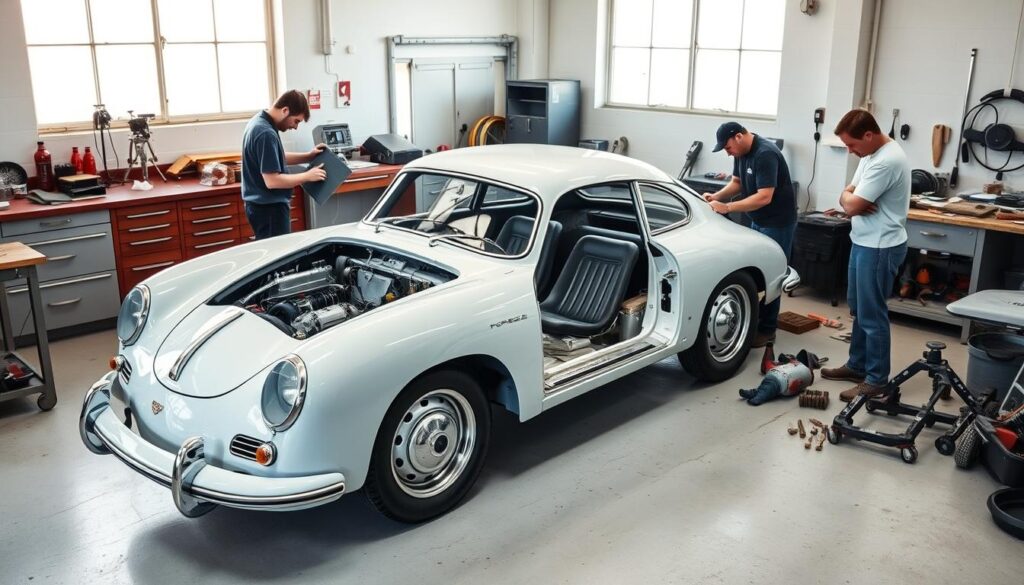 Porsche 356 Restaurierung Prozess