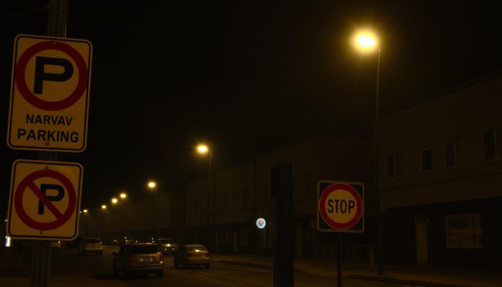 Verbotene Bereiche im Straßenverkehr