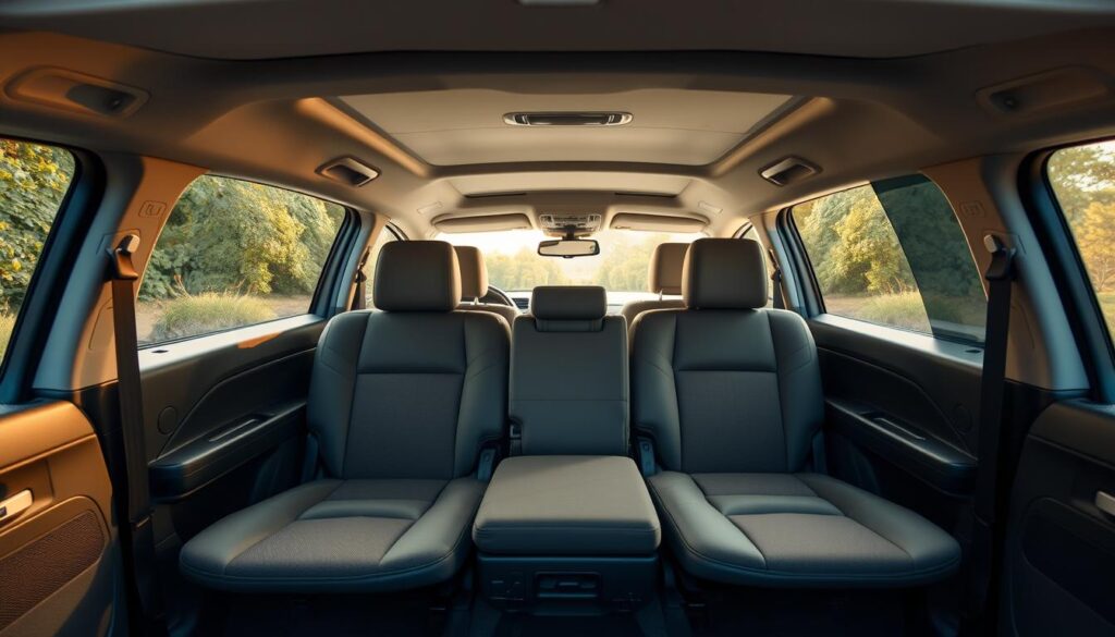 Innenraum SUV mit flexiblen Sitzoptionen