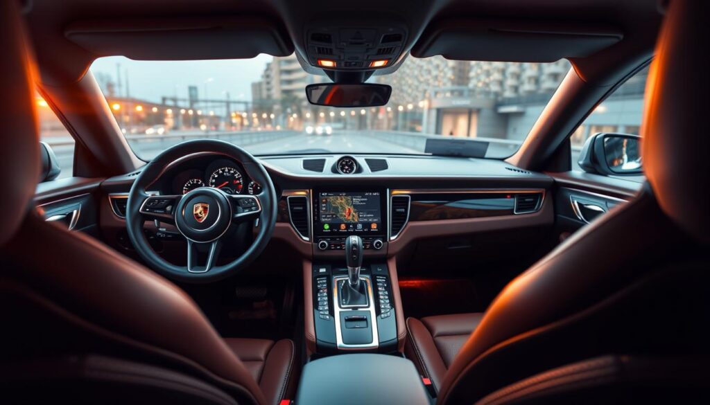 Luxusinterieur mit Touchscreen