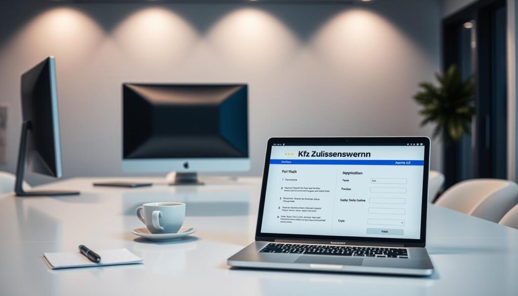 Online Kfz-Zulassungsverfahren