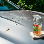 Vogelkot am Auto entfernen