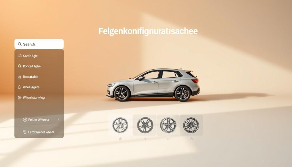 Felgenkonfigurator Fahrzeugsuche