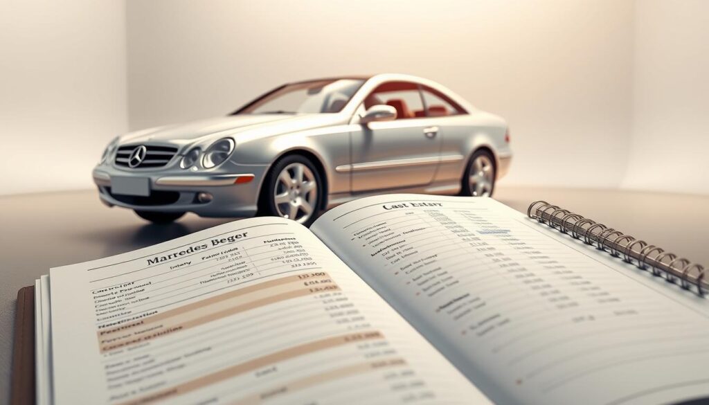 Kostenanalyse Mercedes CLK Unterhalt