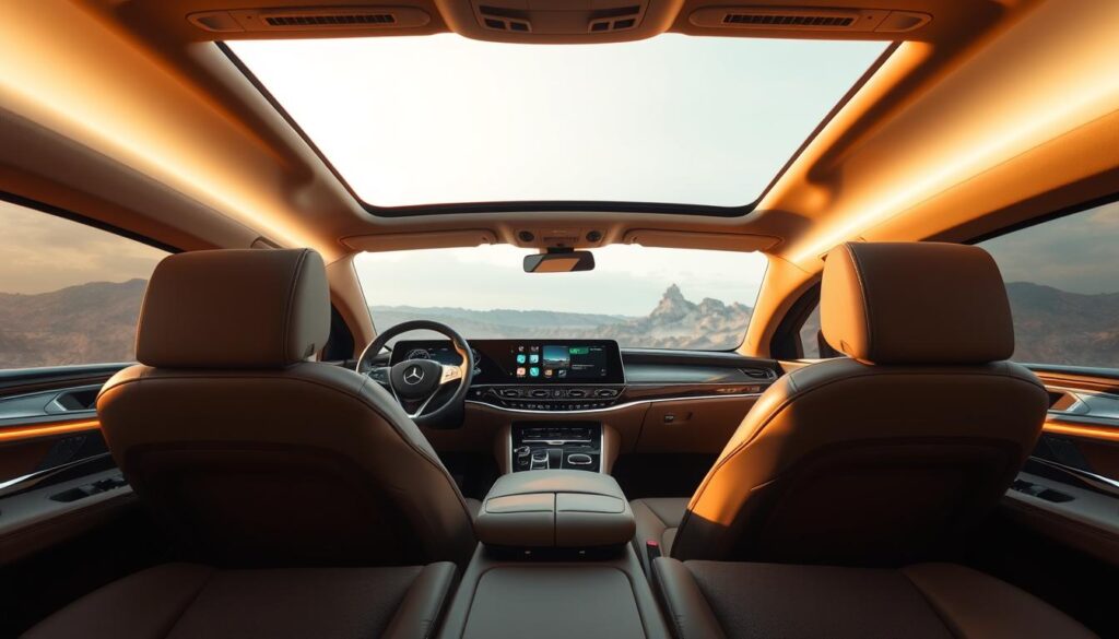 Luxuriöser Innenraum Elektroauto