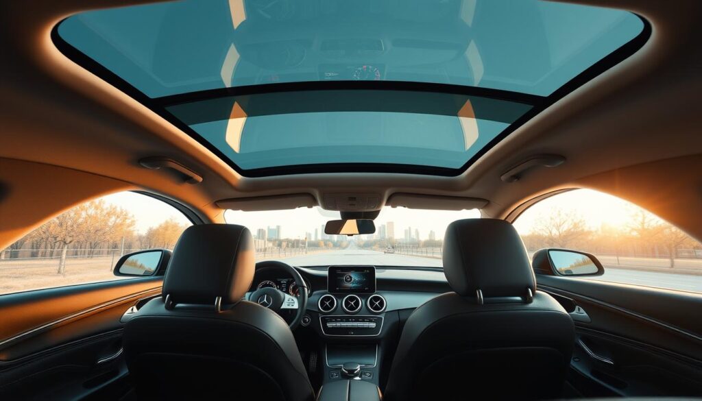 Panoramadach Mercedes-Benz CLA Innenraum