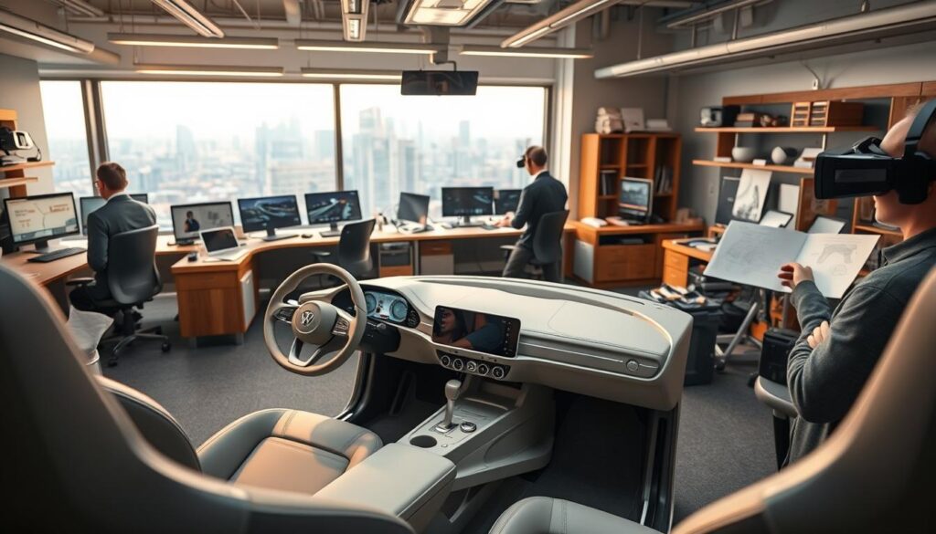 Professionelle Entwicklung Fahrzeuginnenraum
