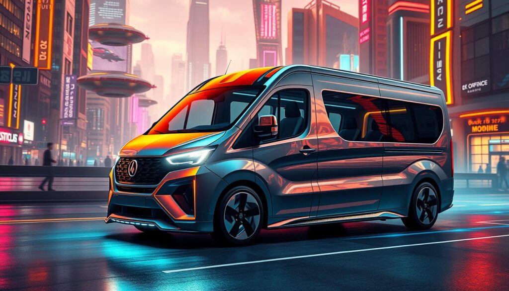 Futuristisches Van Design Futuristisches Van Design