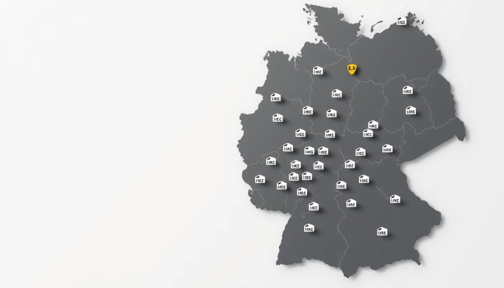 Regionale Werkstattverteilung Autos Regionale Werkstattverteilung Autos