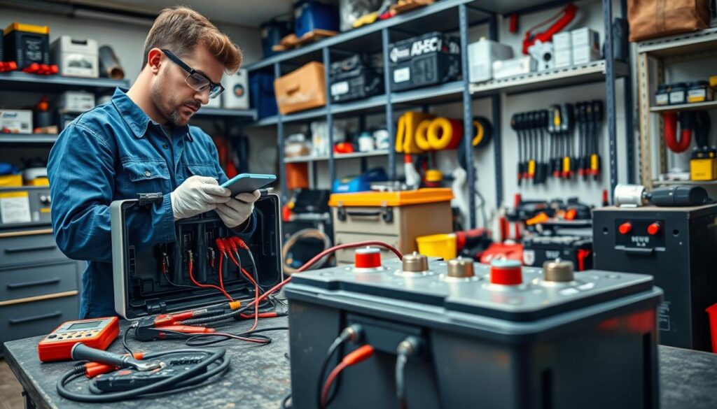 Blei-Säure-Batterie Pflege