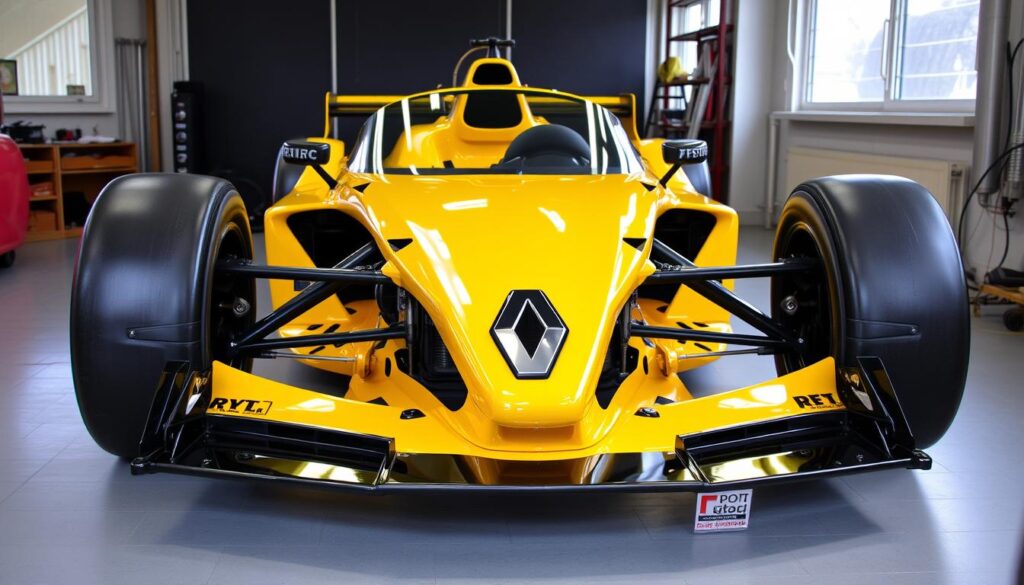 Technik Renault R30 Monocoque Aufhängung