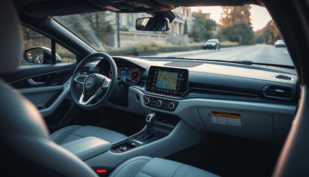 modernes Cockpit Infotainment