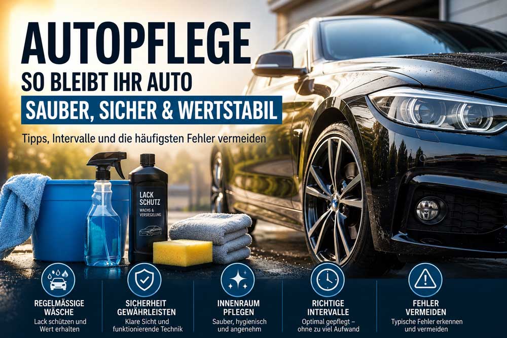 Autopflege von A bis Z: Alles rund um Reinigung und Pflege